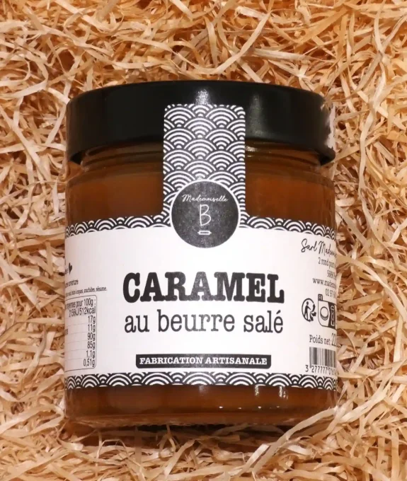 Caramel au beurre salé artisanal - Pot de 220 g - Mademoiselle Breizh - Ker Gaïa